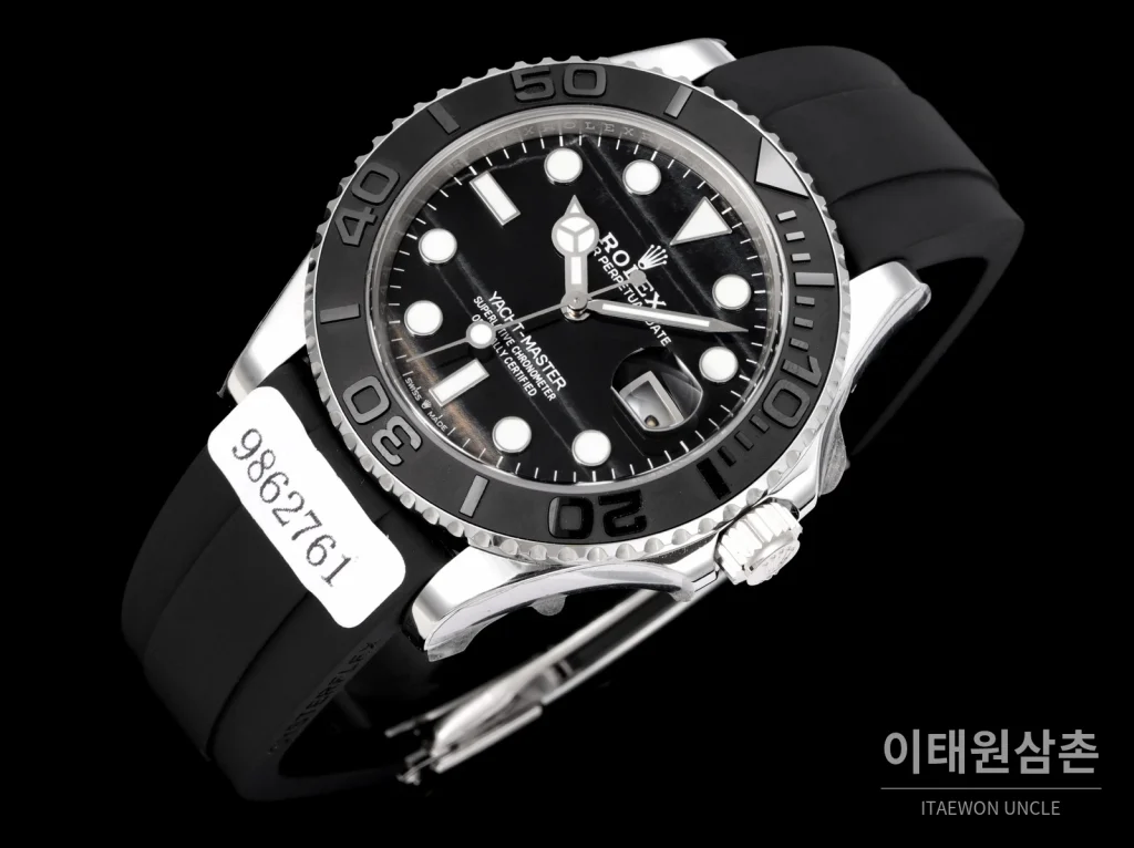 롤렉스 요트마스터 904L 스틸 18K 화이트골드 세라믹 오토매틱 RSS펙토리 42mm (2)