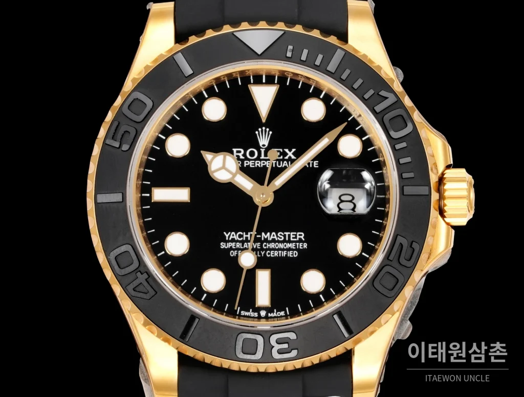 롤렉스 요트마스터 904L 스틸 18K 골드 세라믹 오토매틱 RSS펙토리 42mm