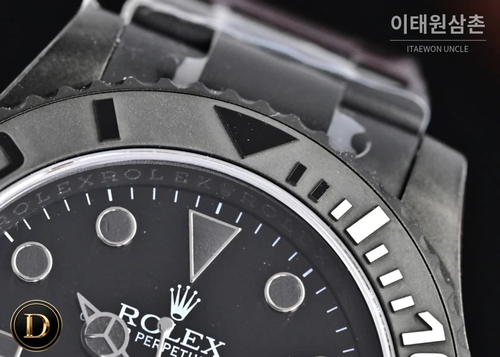 롤렉스 요트마스터 블라켄 아이스블루 야광 오토매틱 40mm 블랙 블랙 러버 스트랩 블랙 베젤