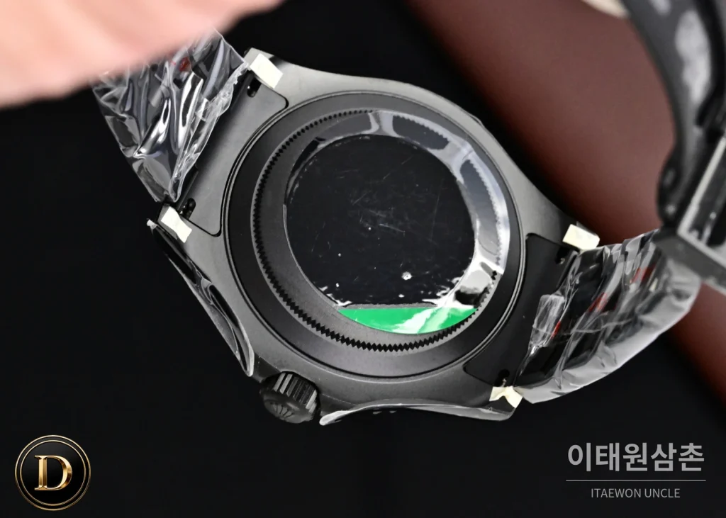 롤렉스 요트마스터 블라켄 아이스블루 야광 오토매틱 40mm 블랙 블랙 러버 스트랩 블랙 베젤 세라믹 케이스