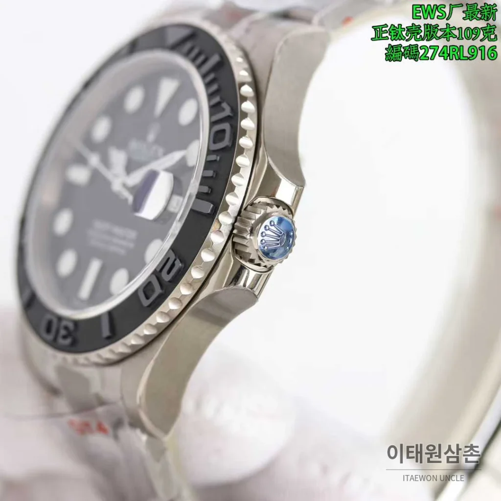 롤렉스 요트마스터 티타늄 블랙다이얼 세라믹베젤 오토매틱 42mm