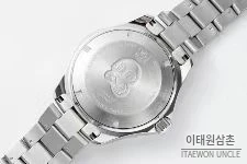 태그호이어 까레라 스틸 블랙다이얼 오토매틱 41mm 스틸 브레이슬릿 블루 베젤