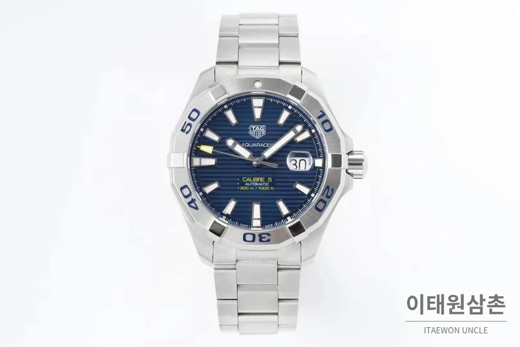 태그호이어 까레라 스틸 블랙다이얼 오토매틱 41mm 스틸 브레이슬릿
