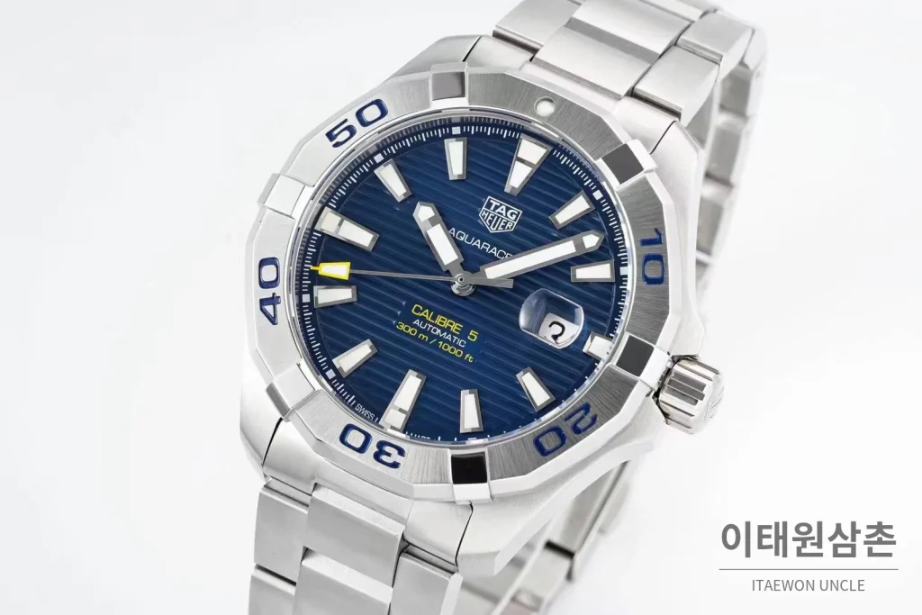 태그호이어 까레라 스틸 블랙다이얼 오토매틱 41mm 스틸 브레이슬릿