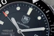 태그호이어 까레라 스틸 블랙다이얼 오토매틱 41mm 스틸 브레이슬릿 블랙 베젤