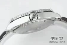 태그호이어 까레라 스틸 블랙다이얼 오토매틱 41mm 스틸 브레이슬릿 블루 베젤