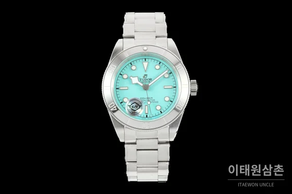 튜더 블랙베이 41 모노크롬 스카이민트다이얼 스틸 오토매틱 41mm M7941A1A0NU