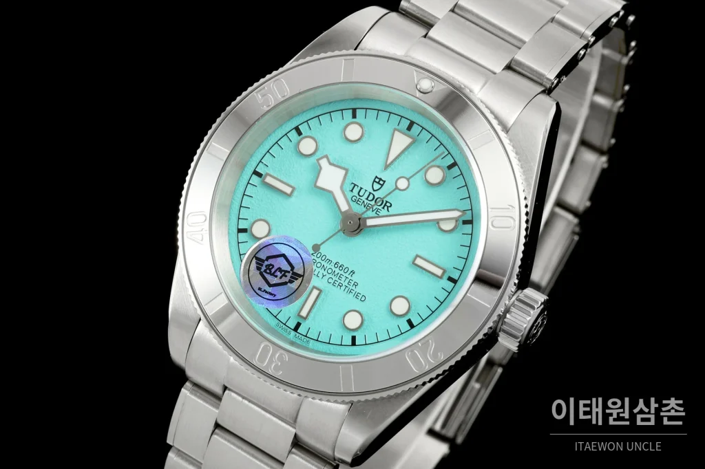 튜더 블랙베이 41 모노크롬 스카이민트다이얼 스틸 오토매틱 41mm M7941A1A0NU