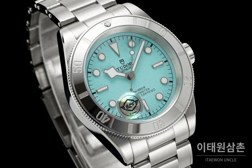 튜더 블랙베이 41 모노크롬 스카이민트다이얼 스틸 오토매틱 41mm M7941A1A0NU