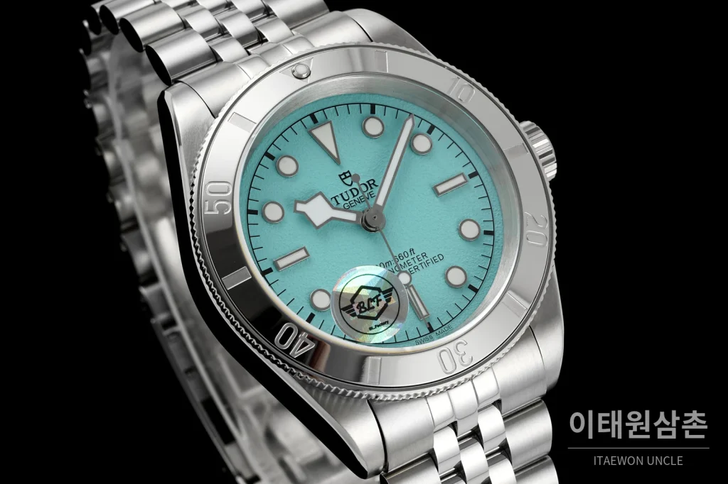 튜더 블랙베이 41 모노크롬 스카이민트다이얼 스틸 오토매틱 41mm M7941A1A0NU (2)