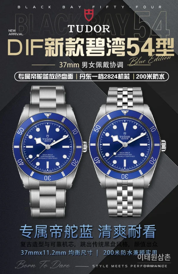 튜더 비원 54 오토매틱 37mm