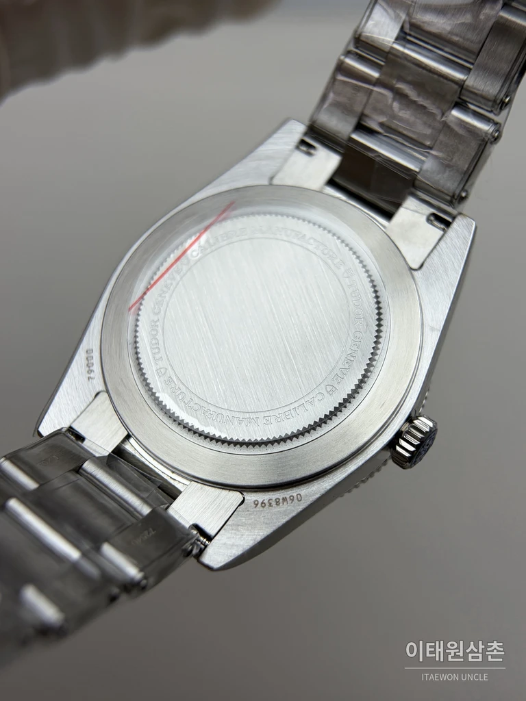 튜더 블랙베이 54 극경 블루 샌드 다이얼 오토매틱 37mm M79000N 스틸 브레이슬릿 실버 베젤 (2)