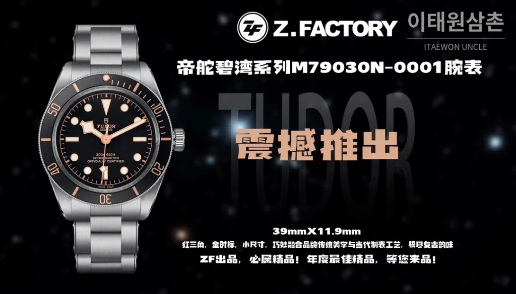 튜더 블랙베이 오토매틱 39mm