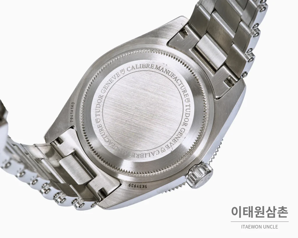 튜더 블랙베이 오토매틱 41mm 오렌지 다이얼 스틸 브레이슬릿 오렌지 베젤