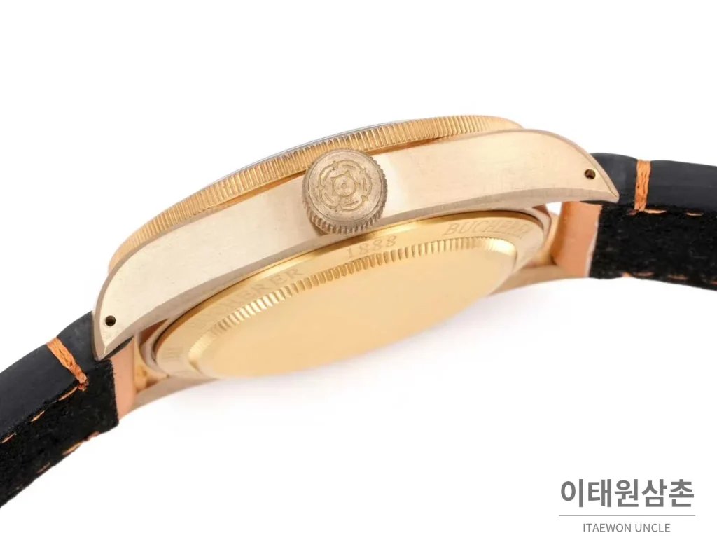 튜더 블랙베이 브론즈 알루미늄브론즈 브라운다이얼 빈티지 다이버 오토매틱 43mm 브라운 가죽 스트랩 블랙 베젤