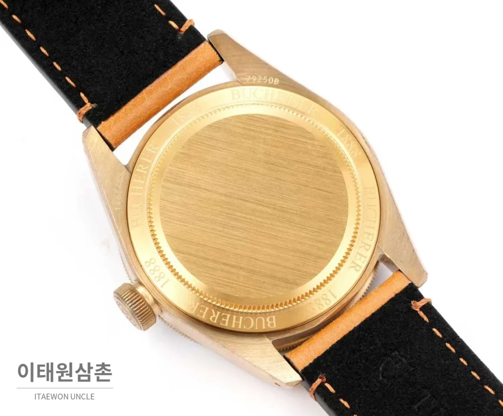 튜더 블랙베이 브론즈 알루미늄브론즈 브라운다이얼 빈티지 다이버 오토매틱 43mm 브라운 가죽 스트랩 블랙 베젤