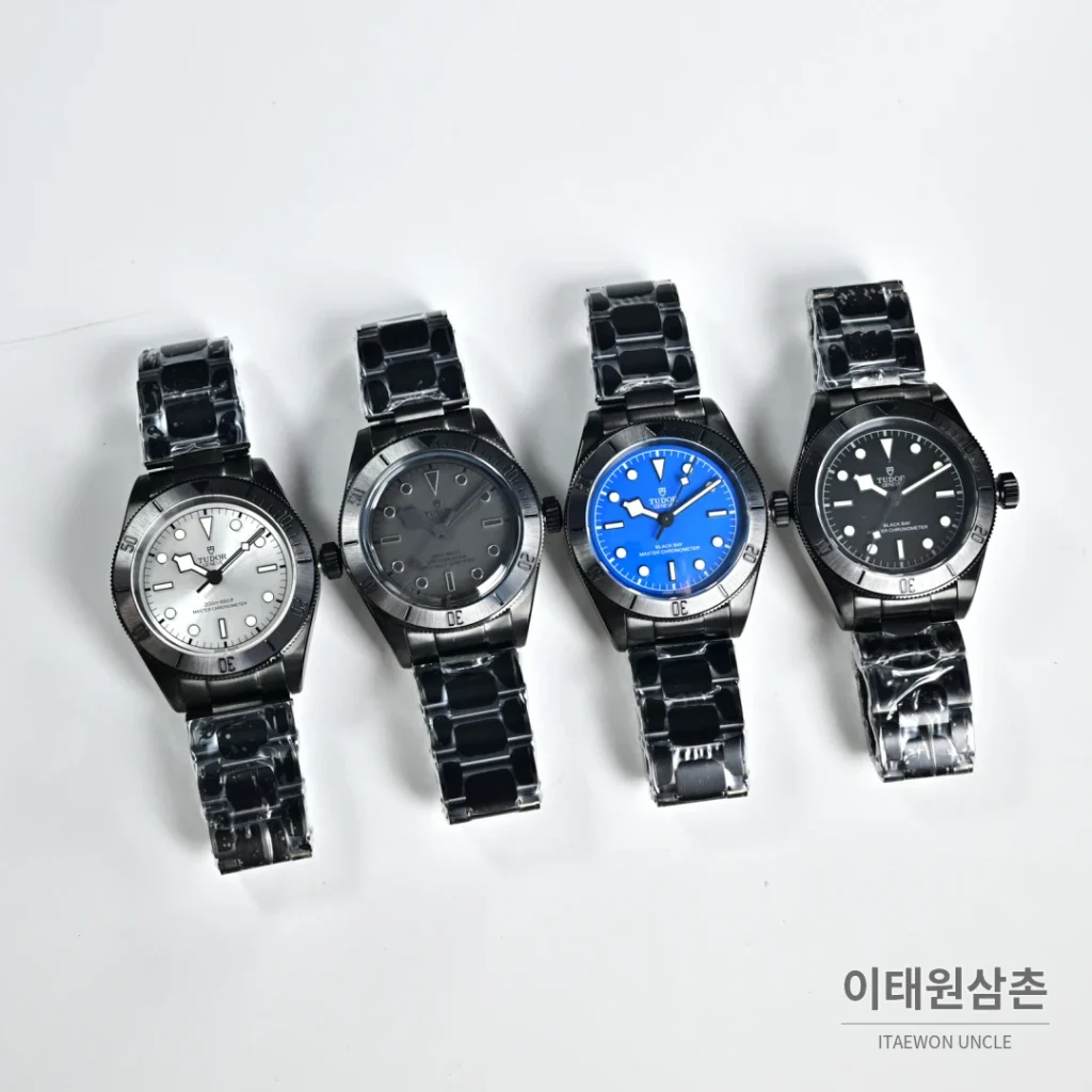 튜더 블랙베이 세라믹 블랙다이얼 오토매틱 워치 41mm