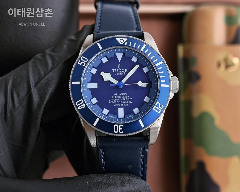튜더 헤리티지 블랙베이 스틸 브레이슬릿 오토매틱 42mm 그린 다이얼