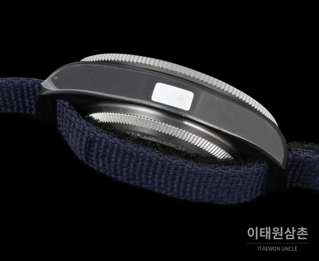 튜더 펠라고스 FXD 카본 블루다이얼 크로노그래프 데이데이트 오토매틱 43mm 네이비 나일론 스트랩 그레이 베젤 (2)