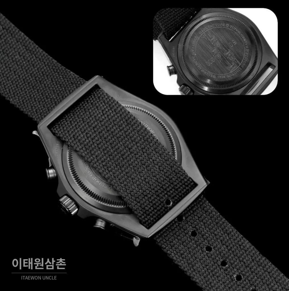 튜더 펠라고스 FXD 크로노그래프 컬러다이얼 야광 오토매틱 43mm 블랙 나일론 스트랩 (2)