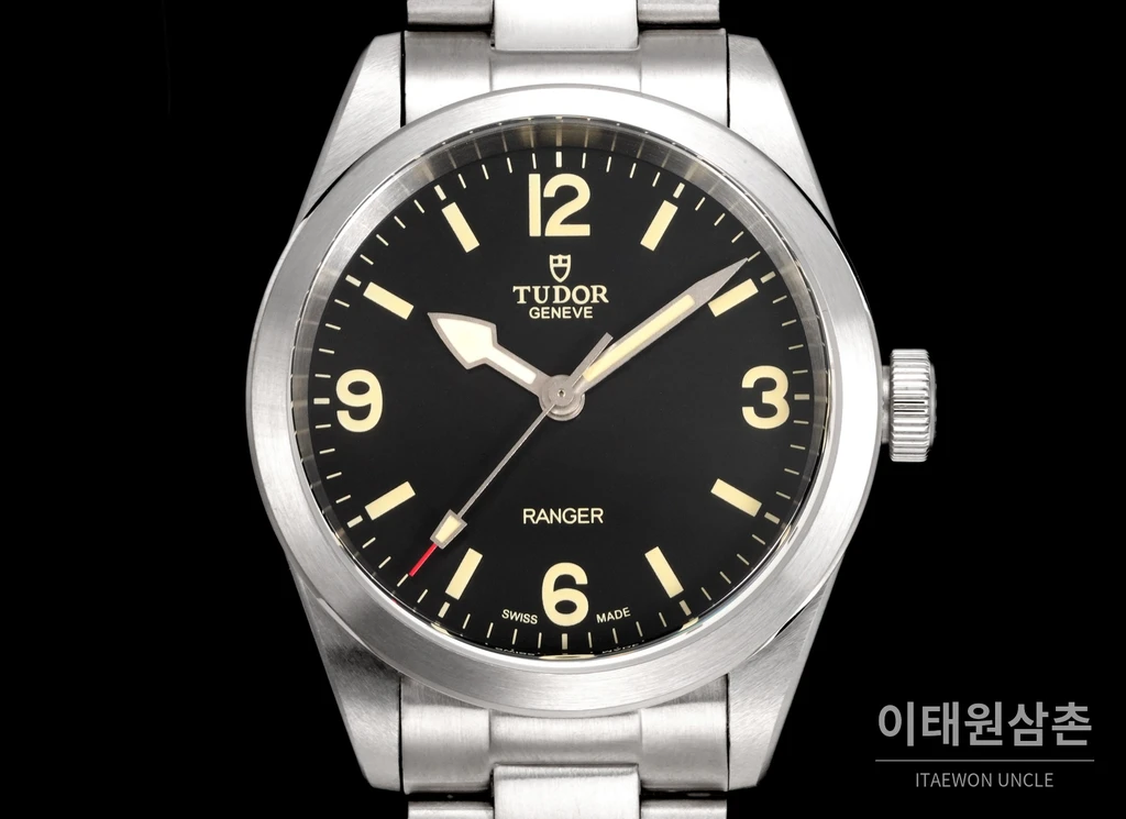 튜더 레인저 스틸 아라비아숫자 블랙·듄화이트 다이얼 오토매틱 39mm