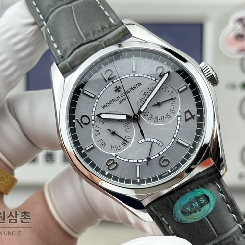 바쉐론콘스탄틴 피프티식스 데이데이트 다크그레이다이얼 카프스킨 오토매틱 40mm 바쉐론콘스탄틴 피프티식스 데이데이트 다크그레이다이얼 카프스킨 오토매틱 40mm