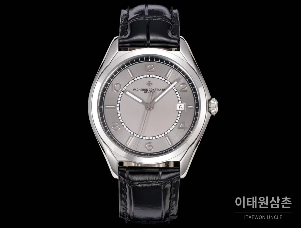 바쉐론콘스탄틴 피프티식스 스틸 그레이다이얼 오토매틱 40mm 화이트