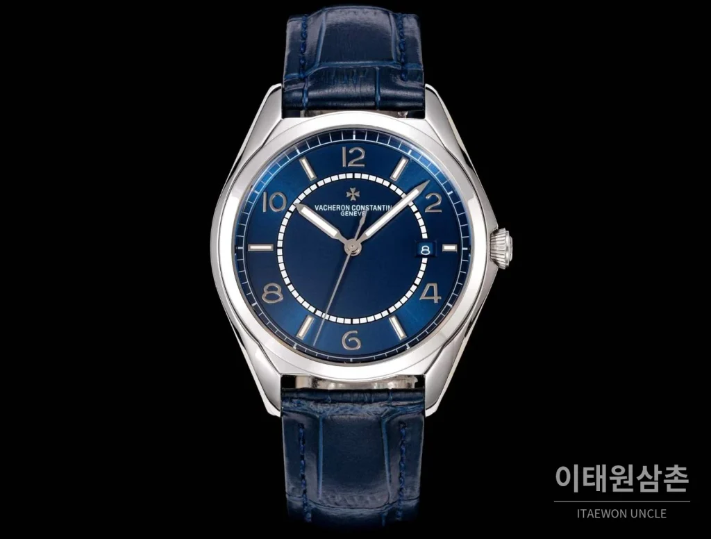 바쉐론콘스탄틴 피프티식스 스틸 네이비다이얼 오토매틱 40mm