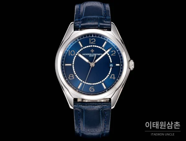 바쉐론콘스탄틴 피프티식스 스틸 네이비다이얼 오토매틱 40mm