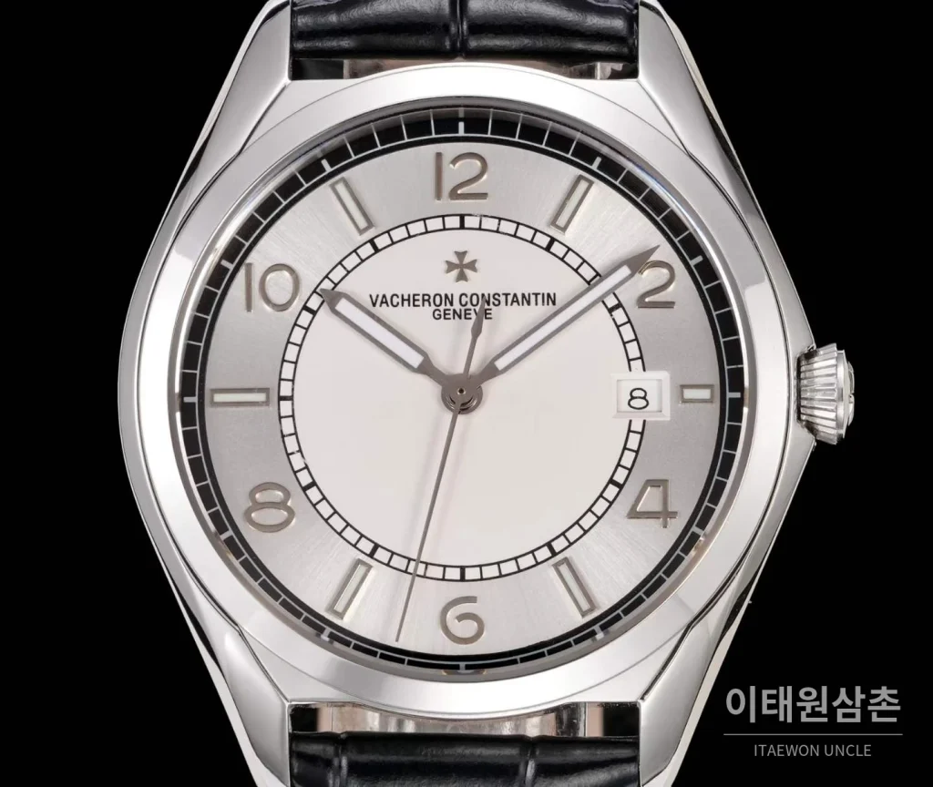 바쉐론콘스탄틴 피프티식스 스틸 그레이다이얼 오토매틱 40mm 화이트 (2)