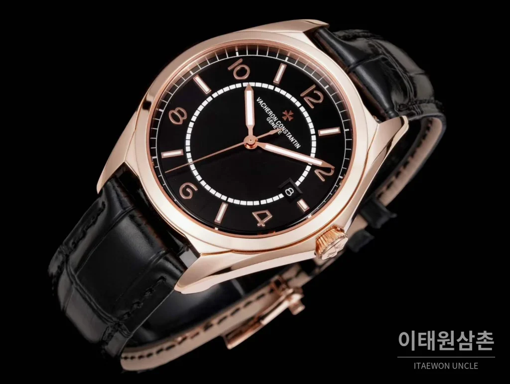 바쉐론콘스탄틴 피프티식스 스틸 블랙다이얼 오토매틱 40mm