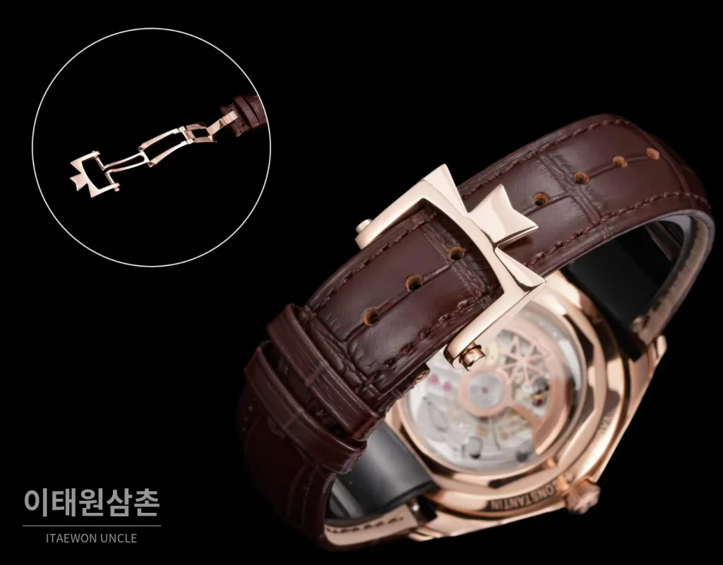 바쉐론콘스탄틴 피프티식스 스틸 실버골드다이얼 오토매틱 40mm