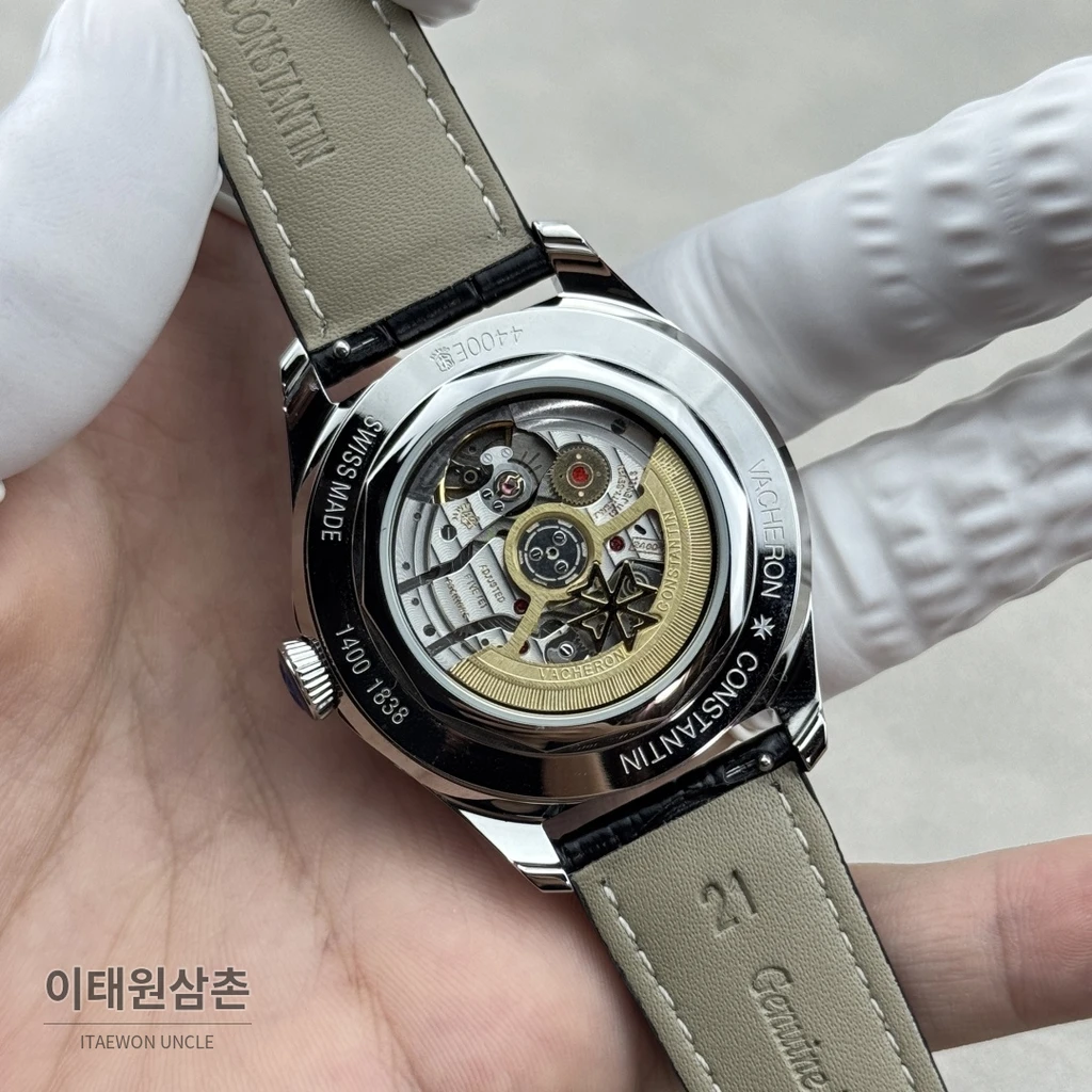 바쉐론콘스탄틴 피프티식스 투톤다이얼 카프스킨 오토매틱 40mm