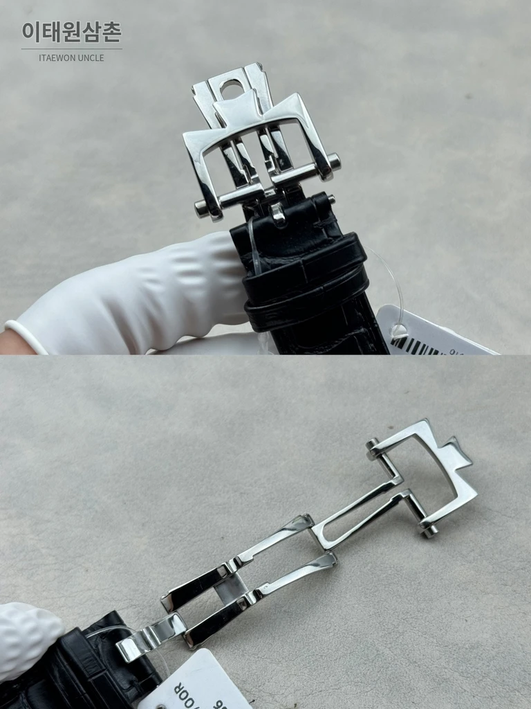 바쉐론콘스탄틴 피프티식스 투톤다이얼 카프스킨 오토매틱 40mm