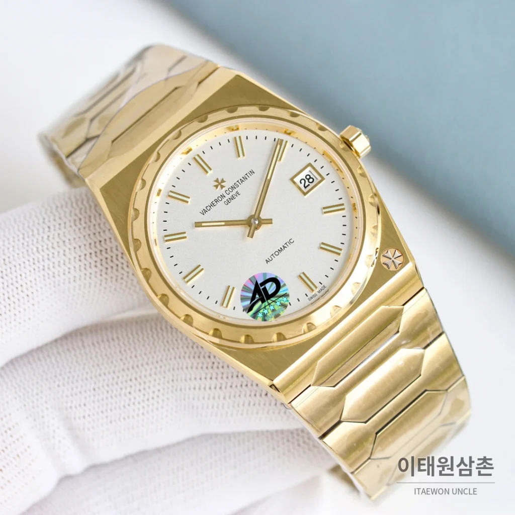 바쉐론콘스탄틴 히스토릭 222 골드베젤 샴페인다이얼 오토매틱 37mm