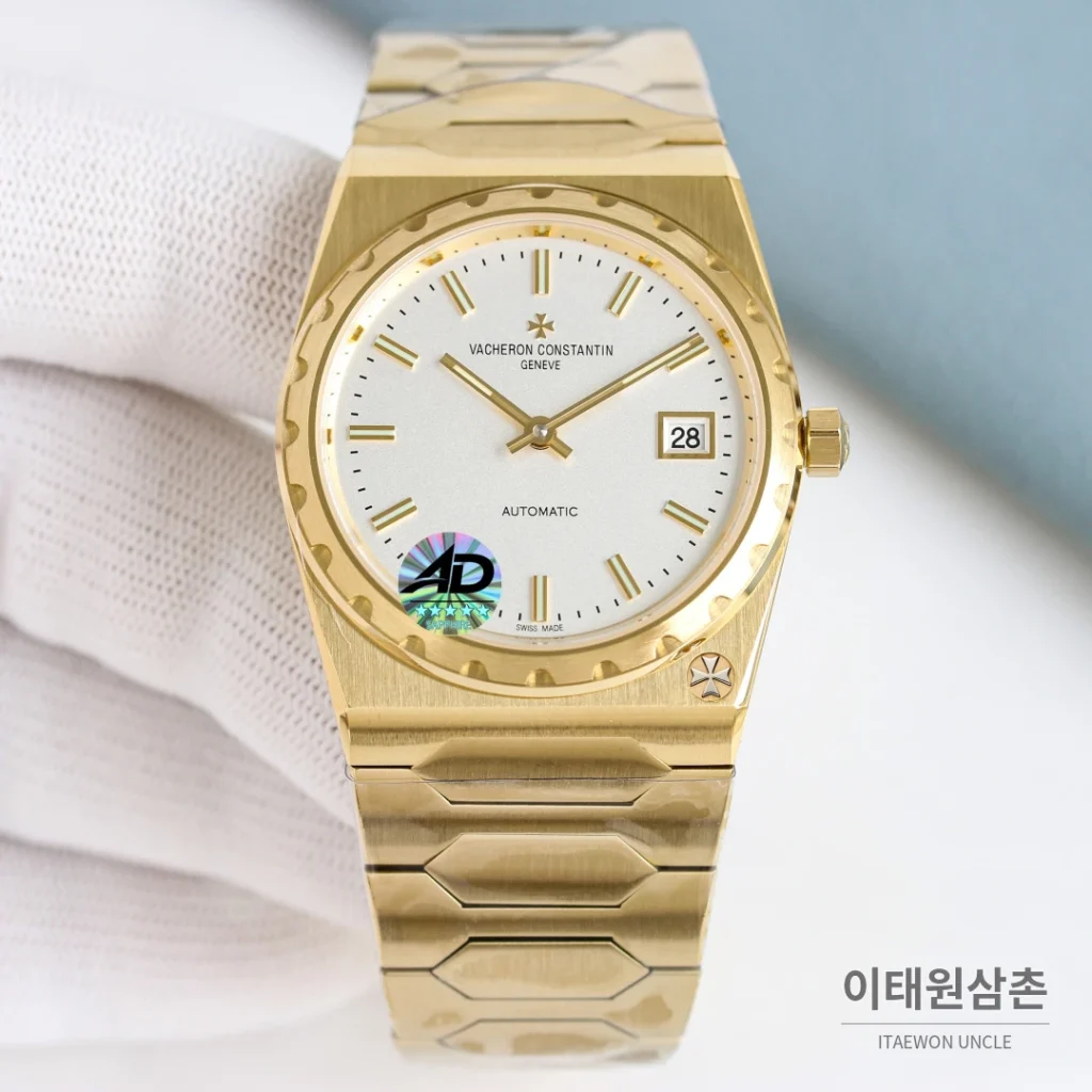 바쉐론콘스탄틴 히스토릭 222 골드베젤 샴페인다이얼 오토매틱 37mm