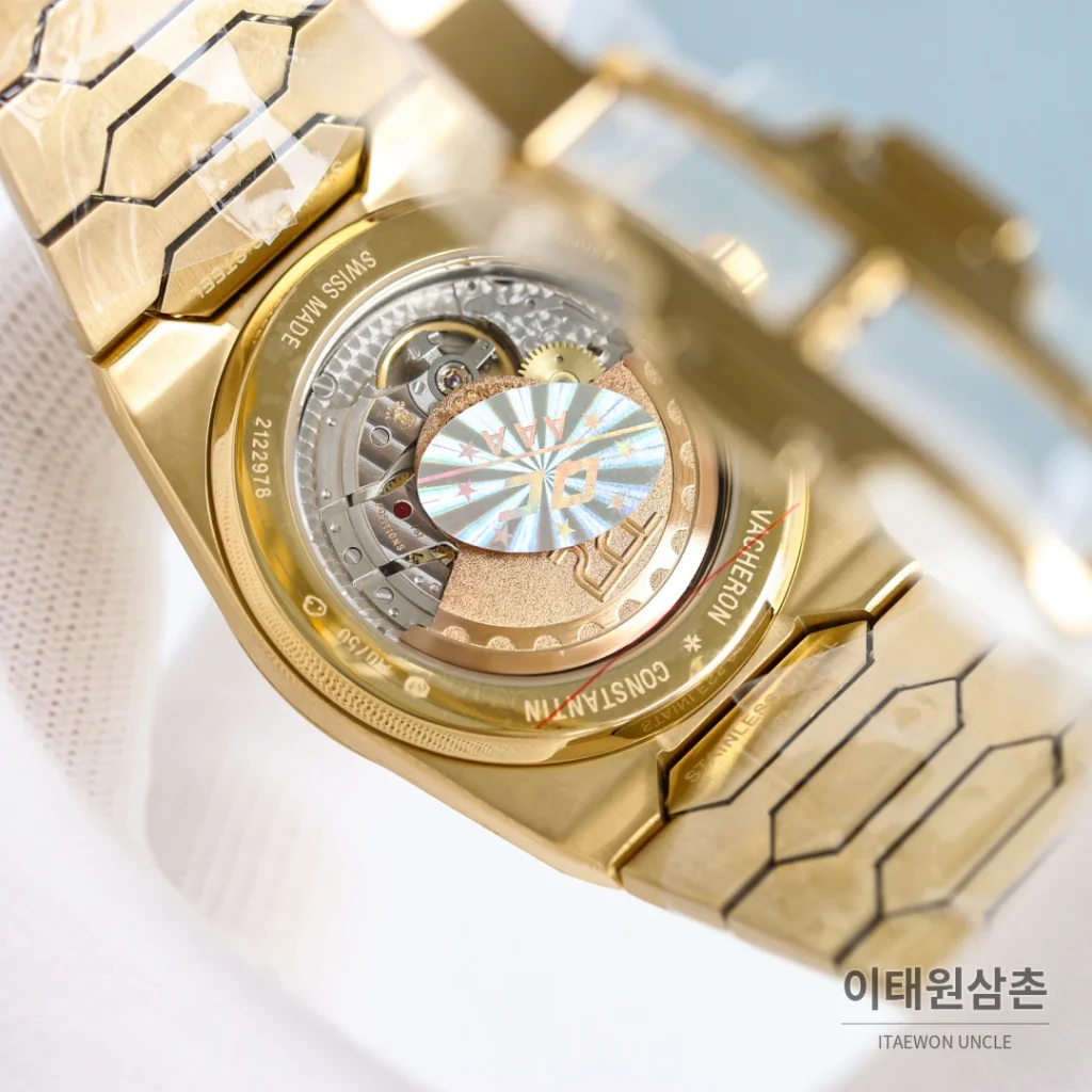 바쉐론콘스탄틴 히스토릭 222 골드베젤 샴페인다이얼 오토매틱 37mm