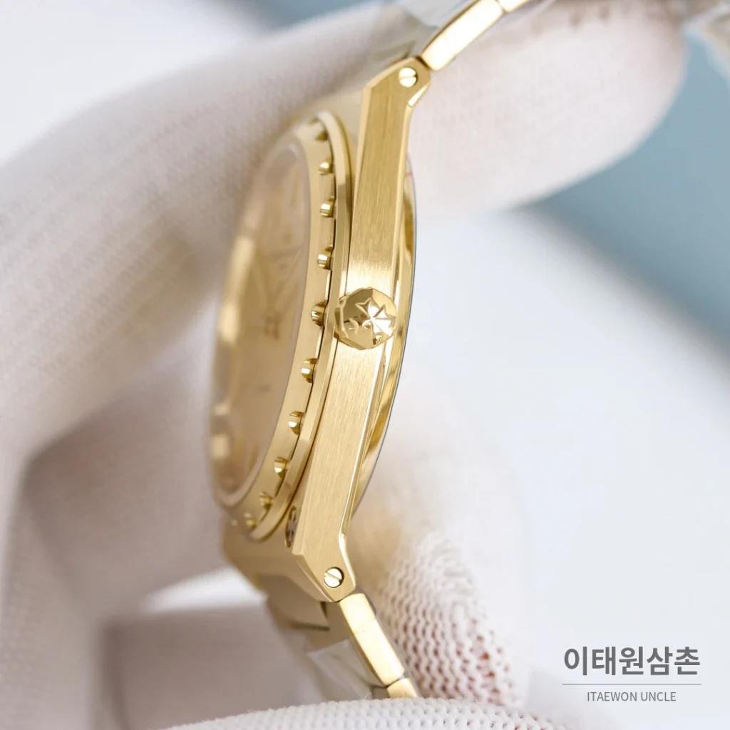 바쉐론콘스탄틴 히스토릭 222 골드베젤 샴페인다이얼 오토매틱 37mm