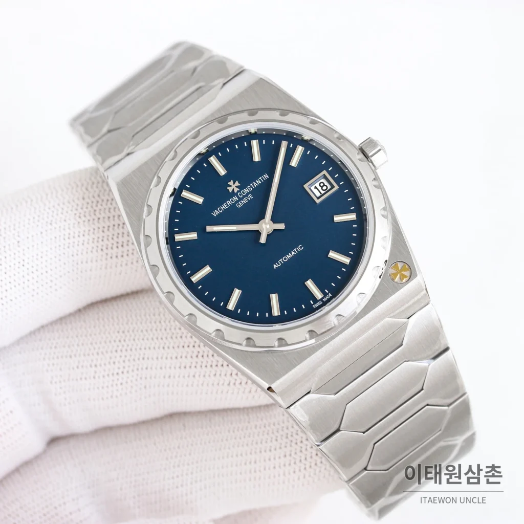 바쉐론콘스탄틴 히스토릭 222 스틸 블루다이얼 오토매틱 37mm
