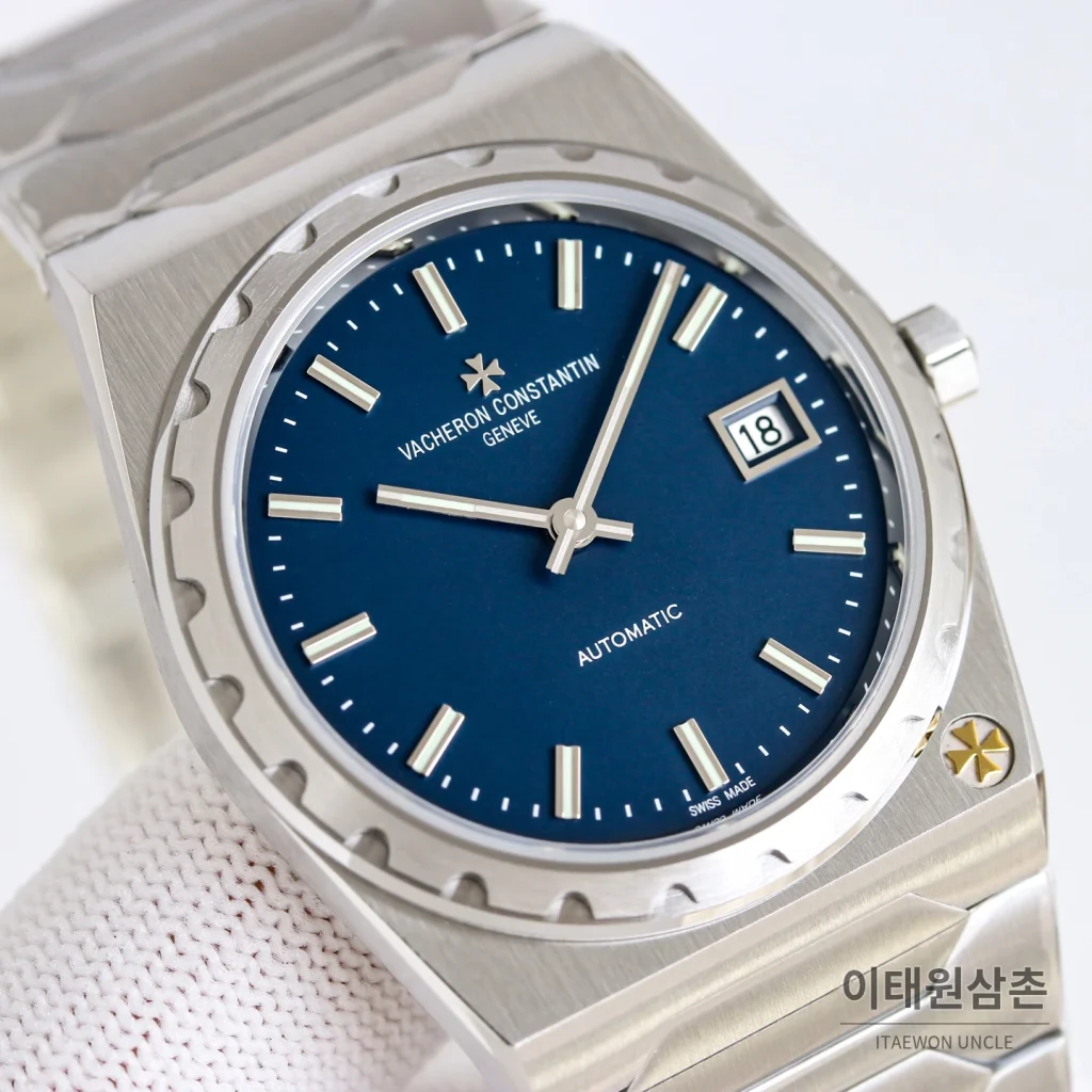 바쉐론콘스탄틴 히스토릭 222 스틸 블루다이얼 오토매틱 37mm