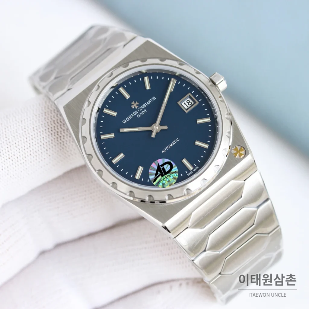 바쉐론콘스탄틴 히스토릭 222 스틸 그레이다이얼 오토매틱 37mm