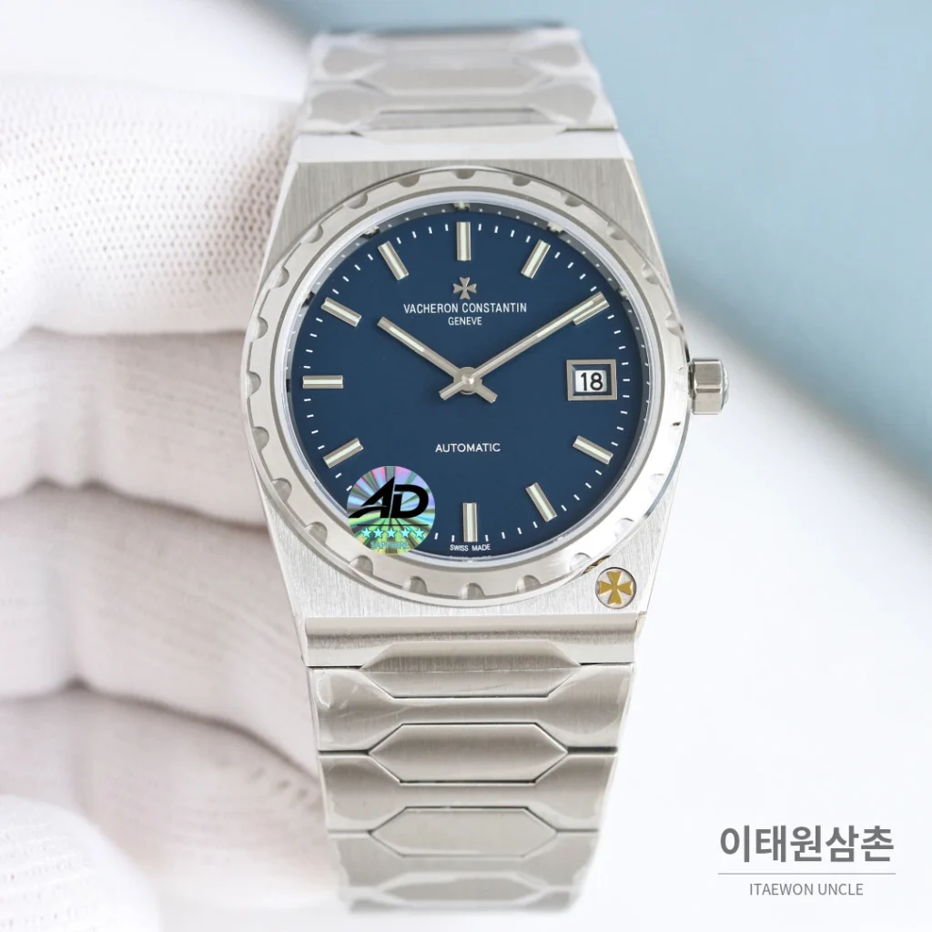 바쉐론콘스탄틴 히스토릭 222 스틸 그레이다이얼 오토매틱 37mm