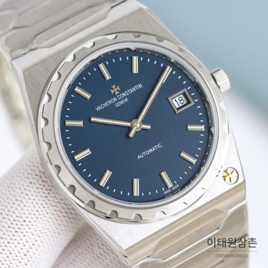 바쉐론콘스탄틴 히스토릭 222 스틸 그레이다이얼 오토매틱 37mm