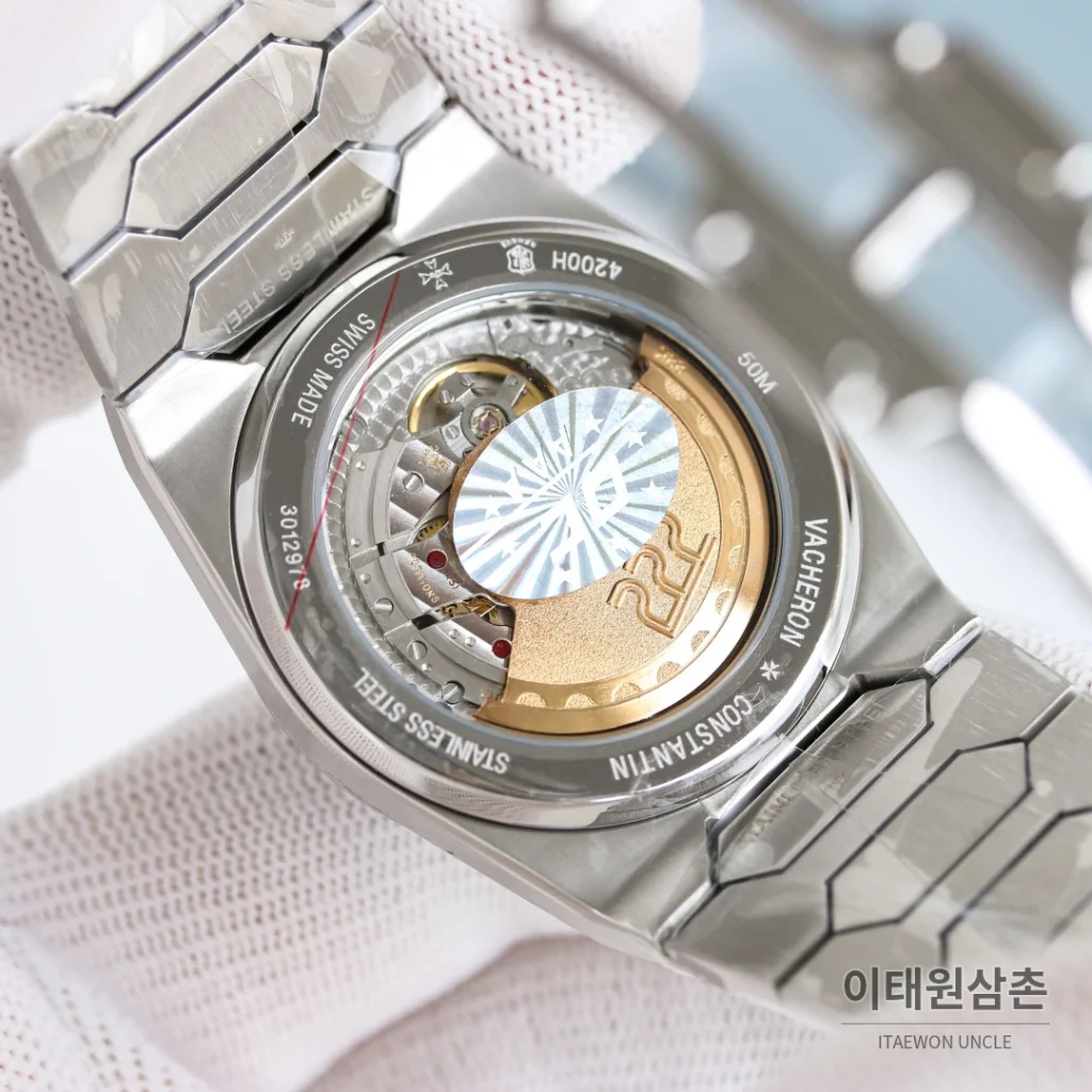 바쉐론콘스탄틴 히스토릭 222 스틸 그레이다이얼 오토매틱 37mm