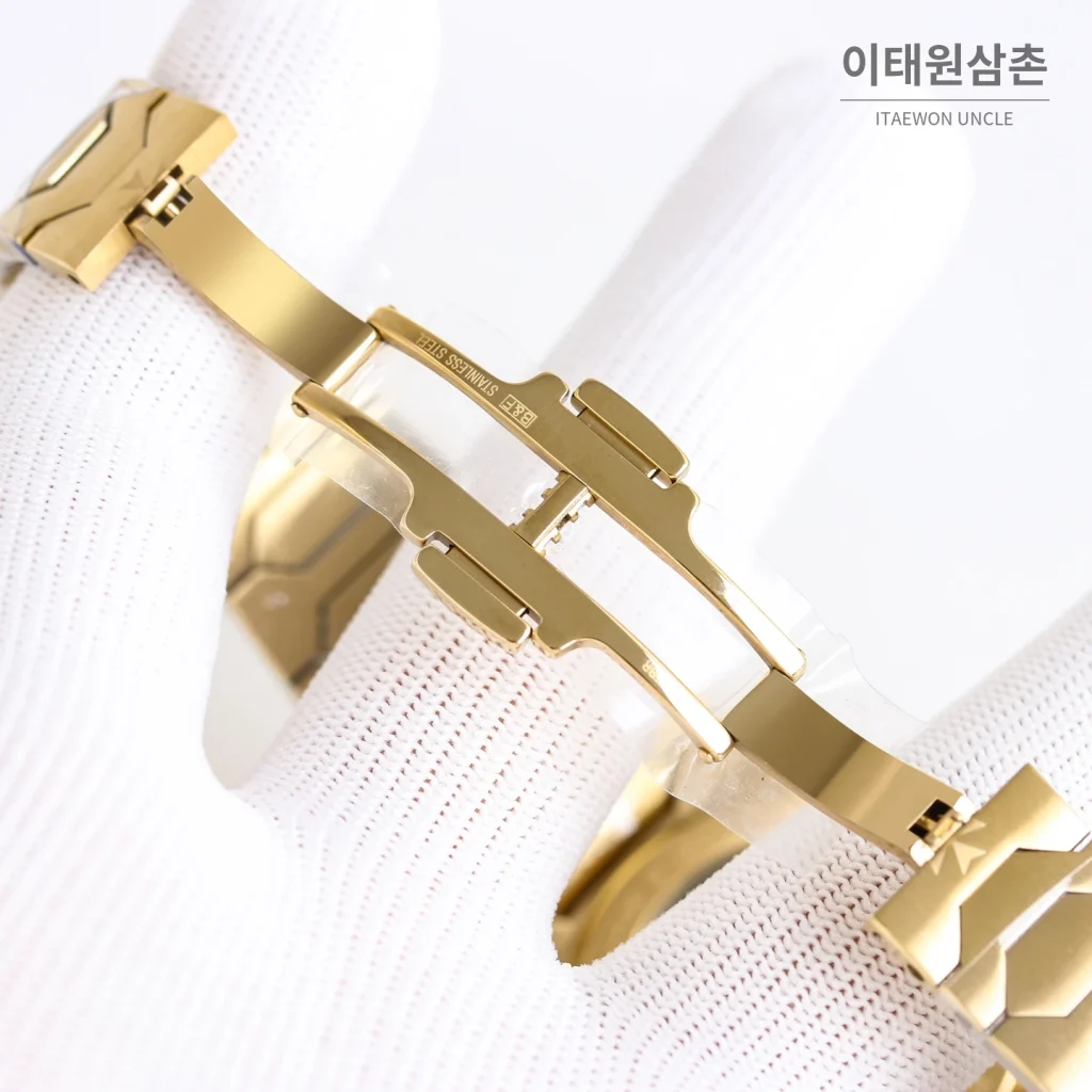 바쉐론콘스탄틴 히스토릭 222 스틸 옐로우골드베젤 골드다이얼 오토매틱 37mm