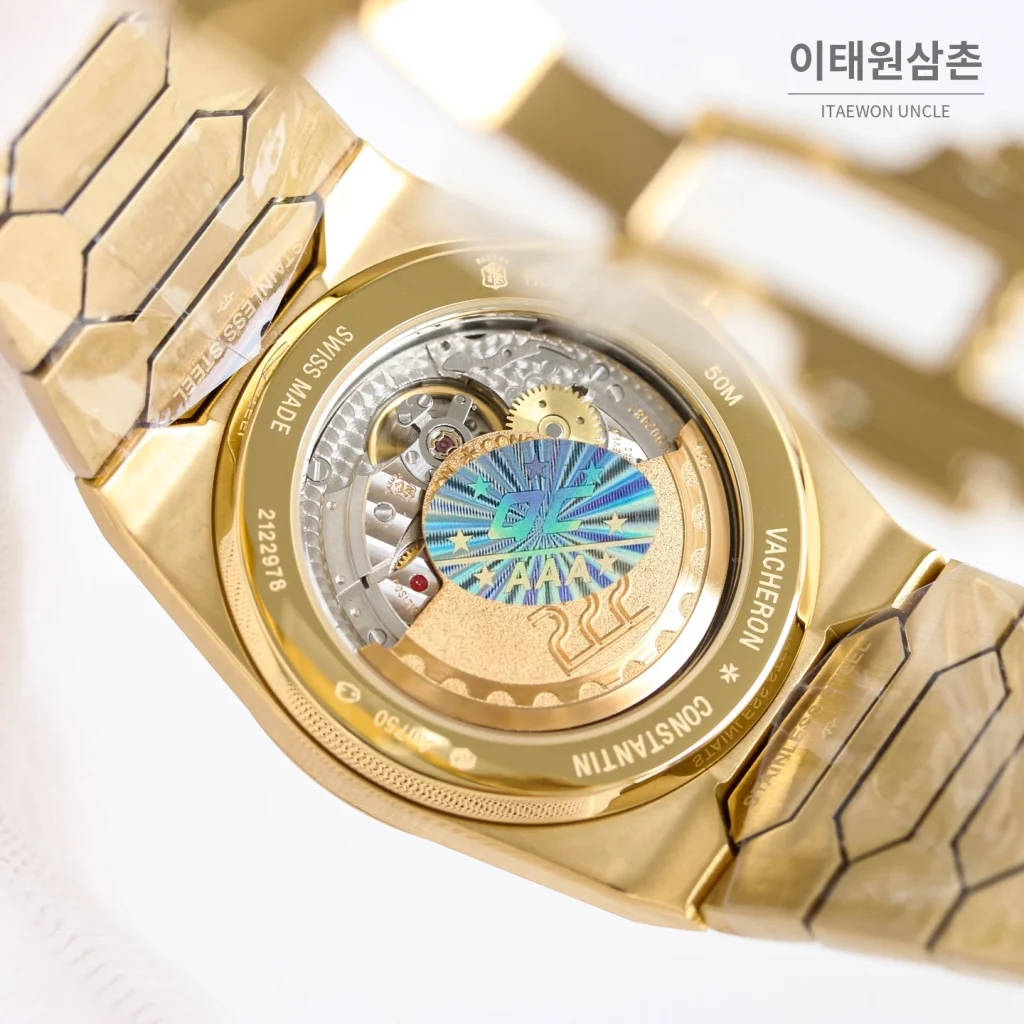 바쉐론콘스탄틴 히스토릭 222 스틸 옐로우골드베젤 골드다이얼 오토매틱 37mm