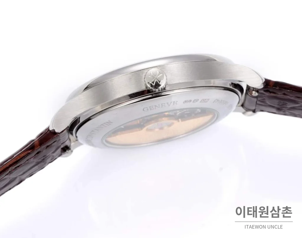 바쉐론콘스탄틴 메티에다르 아틀리에 캐비노티에 플래티넘 블루다이얼 오토매틱 40mm