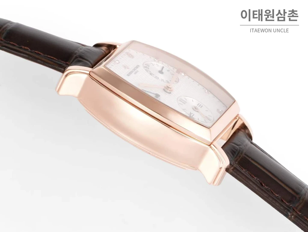 바쉐론콘스탄틴 말테 로즈골드 베젤 화이트다이얼 듀얼타임 오토매틱 48mm