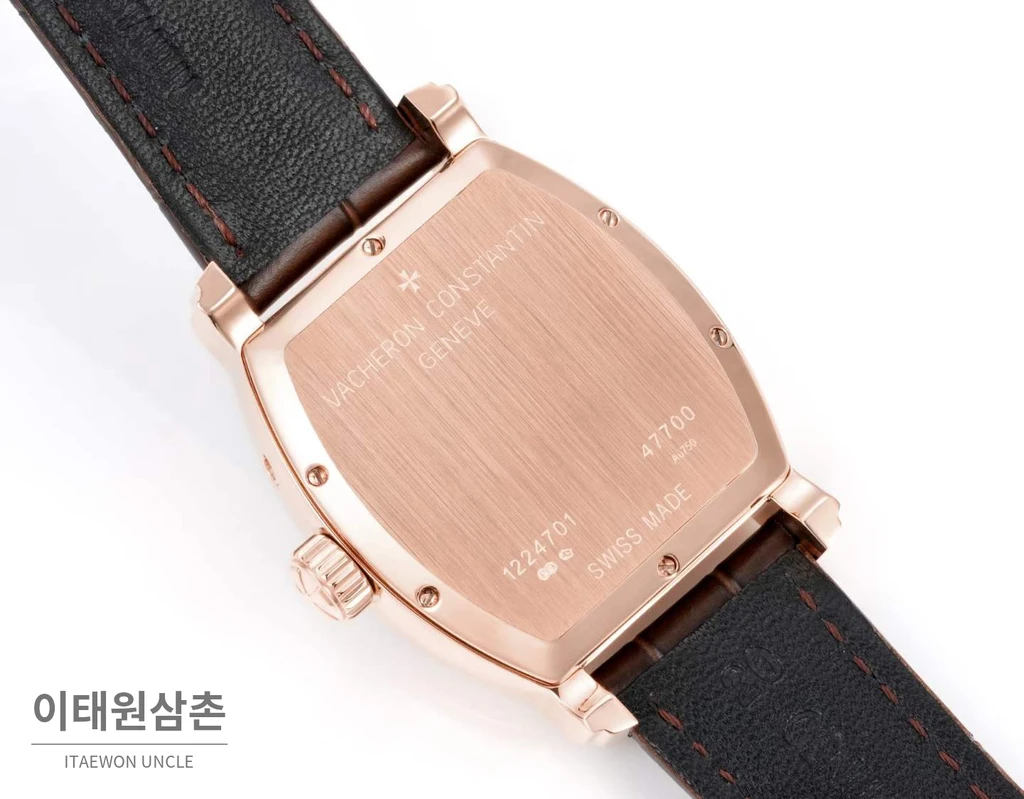 바쉐론콘스탄틴 말테 로즈골드 베젤 화이트다이얼 듀얼타임 오토매틱 48mm