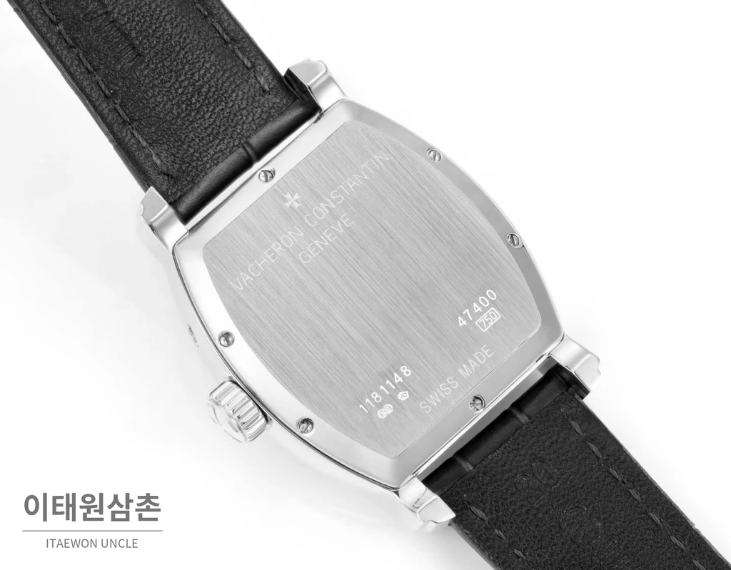 바쉐론콘스탄틴 말테 실버 베젤 화이트다이얼 듀얼타임 오토매틱 48mm